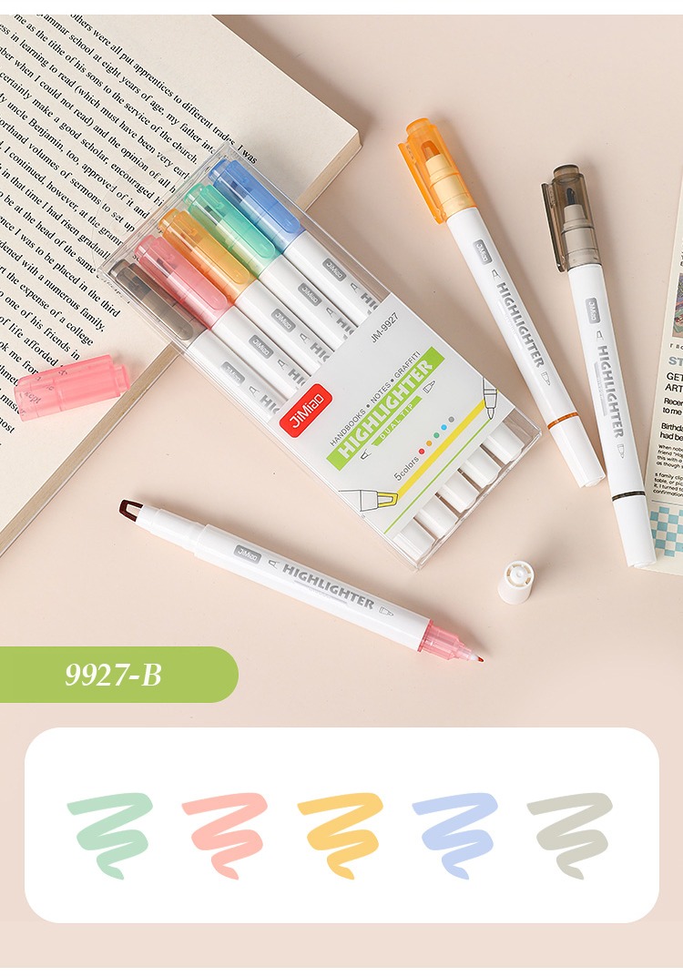 9927-B-5 Pcs Coloring Marker Pen