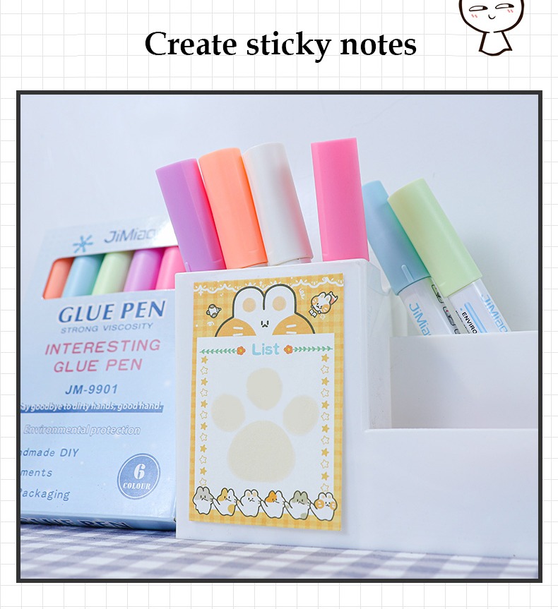 Notebook Document Adhesive Pen 