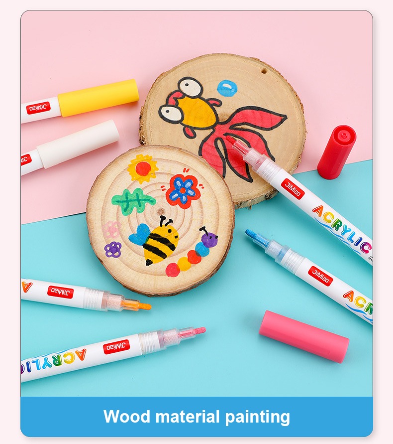 wood material painting-Valve Acrylicc Coloring Marker Pen 