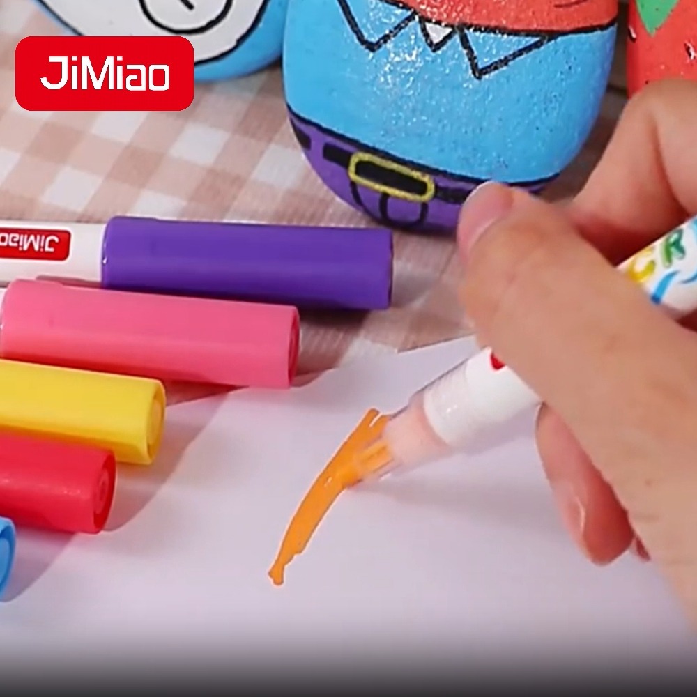 JiMiao Valve Acrylic Coloring Marker Pen